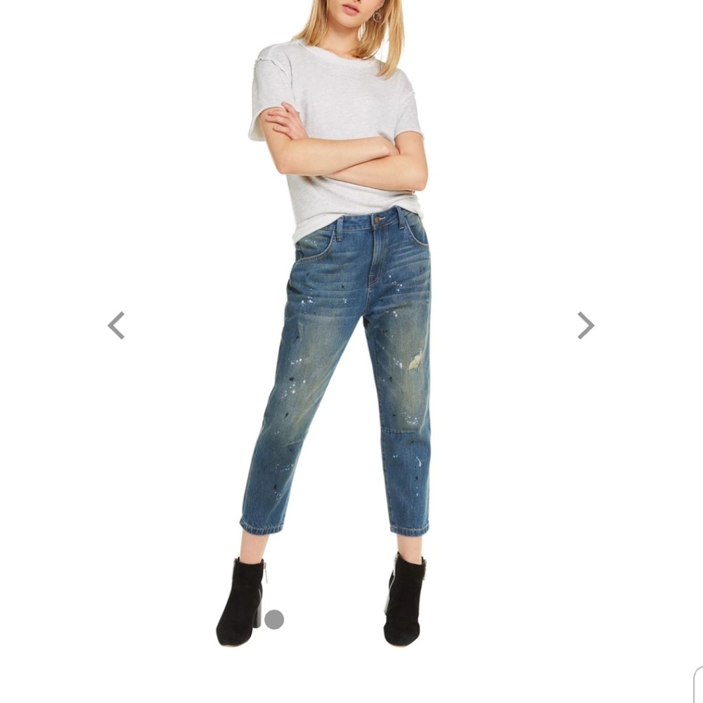 NWT Wildfox Baggy Crop Jeans Da Vinci Size 25